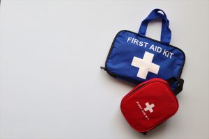 First AiD Kit on White Background | Greenwich, CT