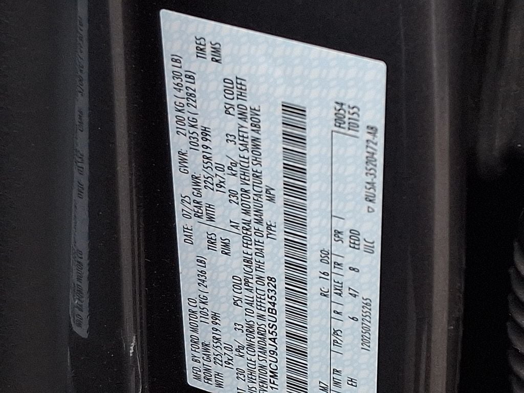 2025 Ford Escape Platinum
