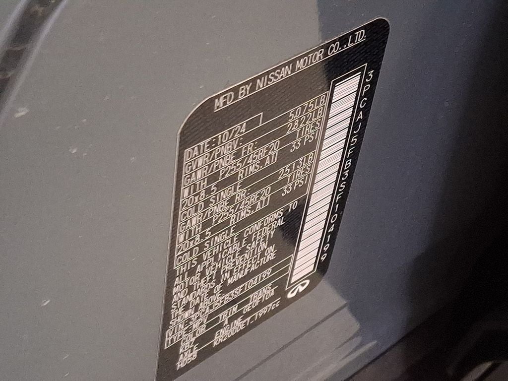 2025 INFINITI QX50 SPORT BASE