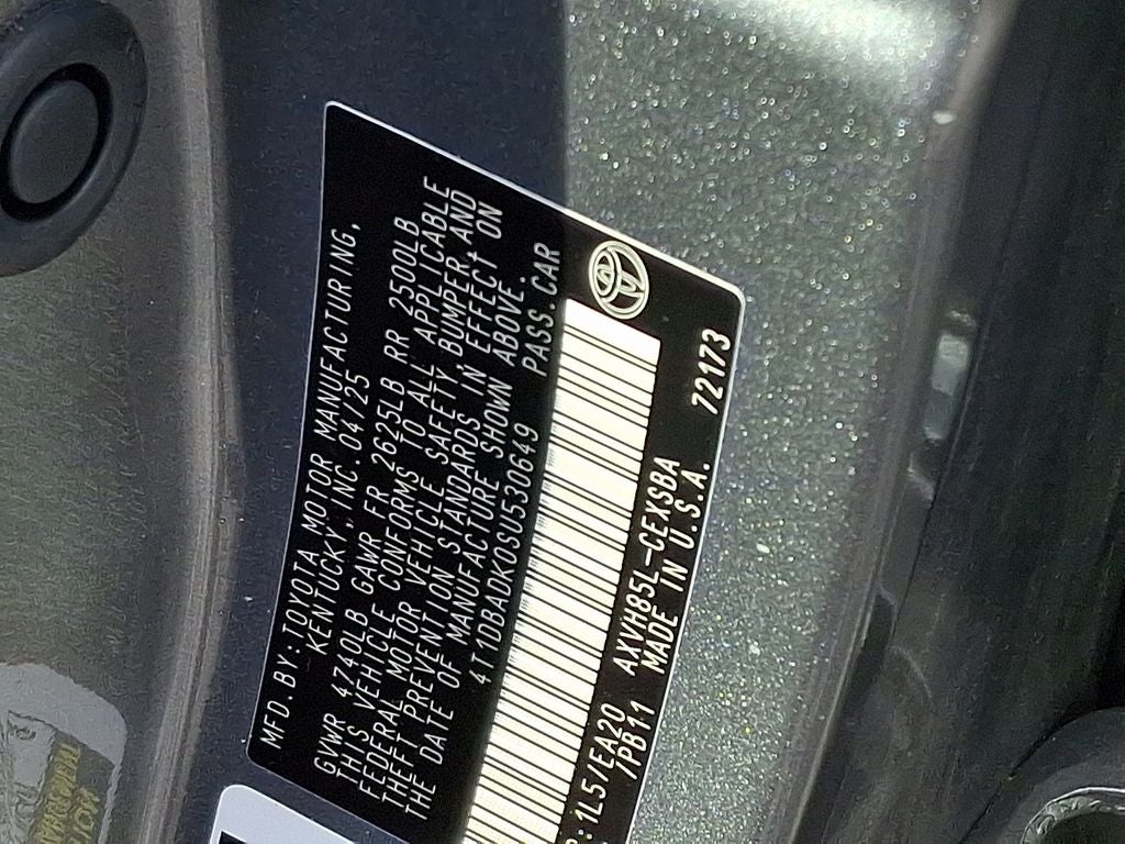 2025 Toyota Camry SE