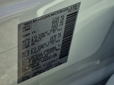 2026 INFINITI QX60 LUXE CARGO PKG