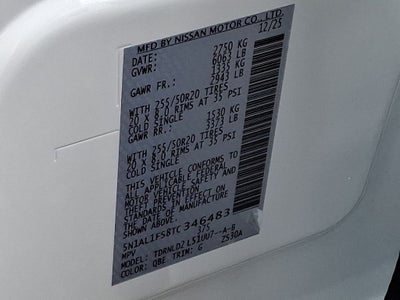 2026 INFINITI QX60 LUXE PREDICTIVE FORWARD COLLISION WARNING