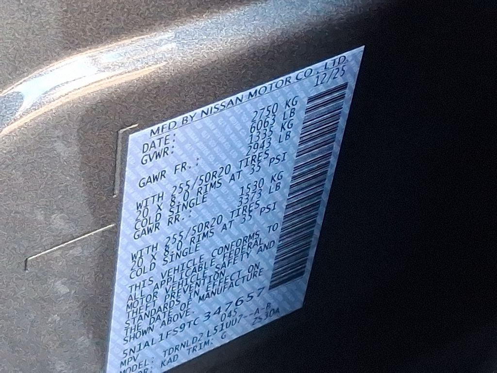 2026 INFINITI QX60 LUXE PREDICTIVE FORWARD COLLISION WARNING