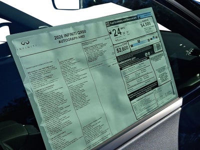 2026 INFINITI QX60 Autograph BLIND SPOT WARNING