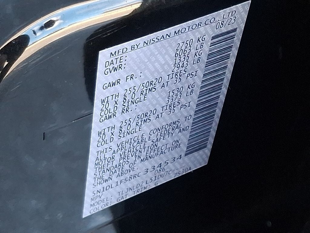 2024 INFINITI QX60 LUXE CARGO PKG