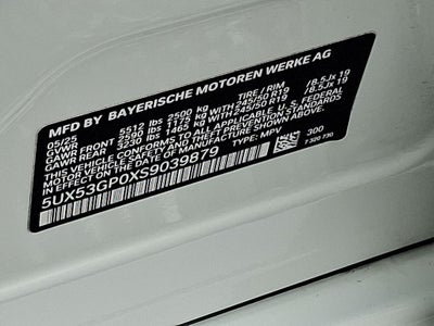 2025 BMW X3 30 xDrive FORWARD COLLISION MITIGATION