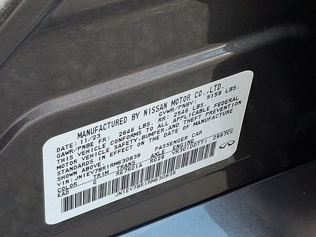 2024 INFINITI Q50 LUXE CARGO PKG