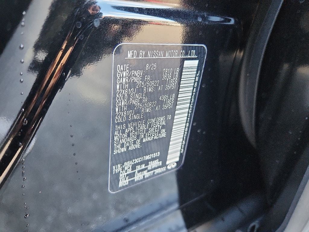 2026 INFINITI QX80 AUTOGRAPH PREDICTIVE FORWARD COLLISION WARNING