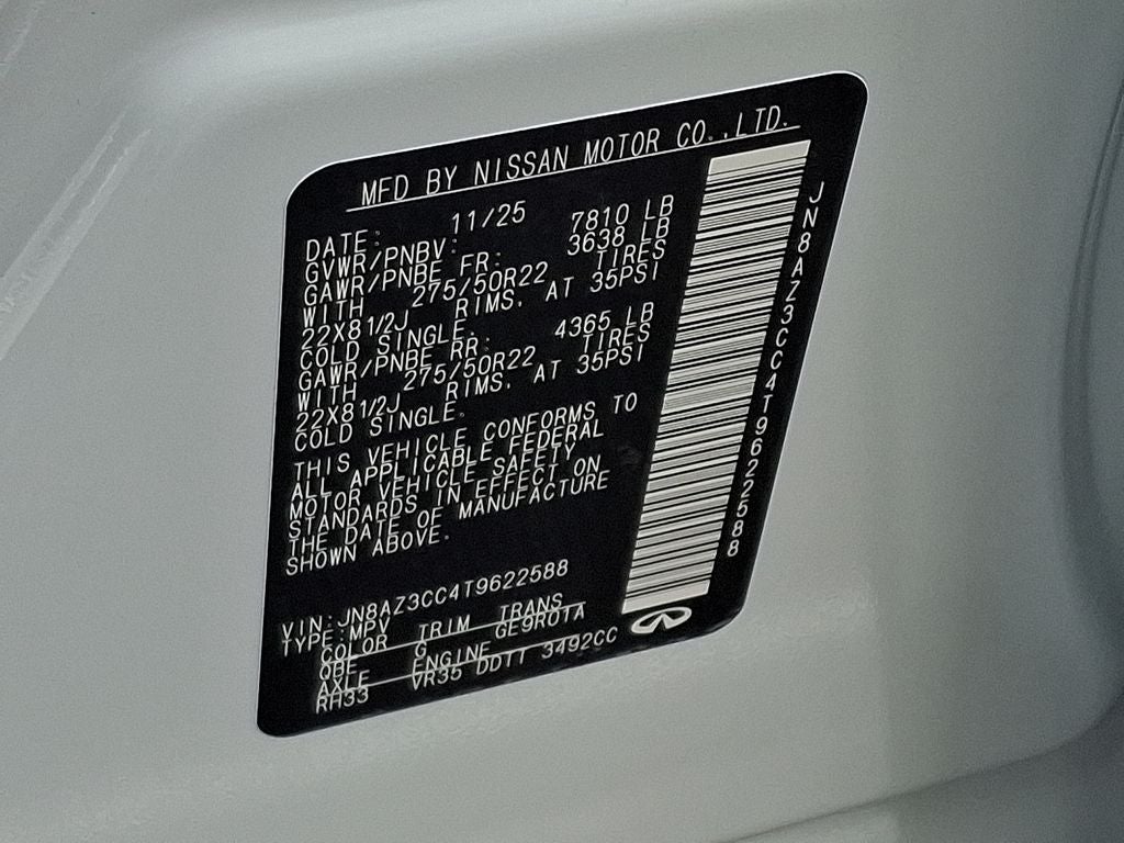 2026 INFINITI QX80 AUTOGRAPH