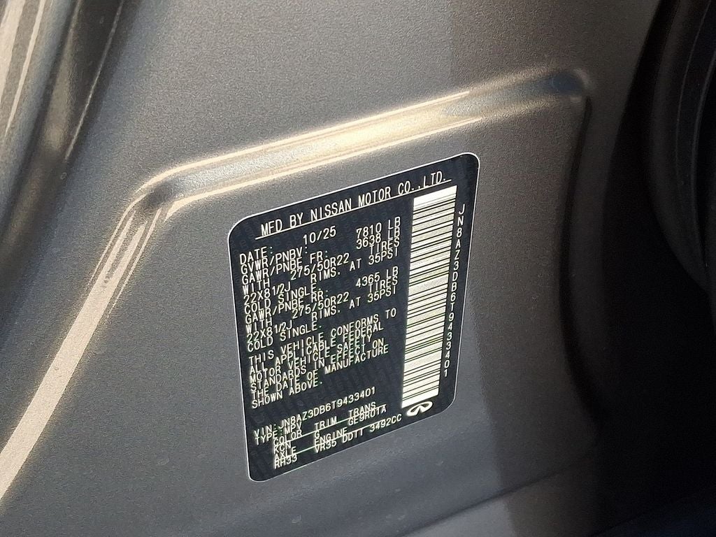 2026 INFINITI QX80 SPORT PREDICTIVE FORWARD COLLISION WARNING