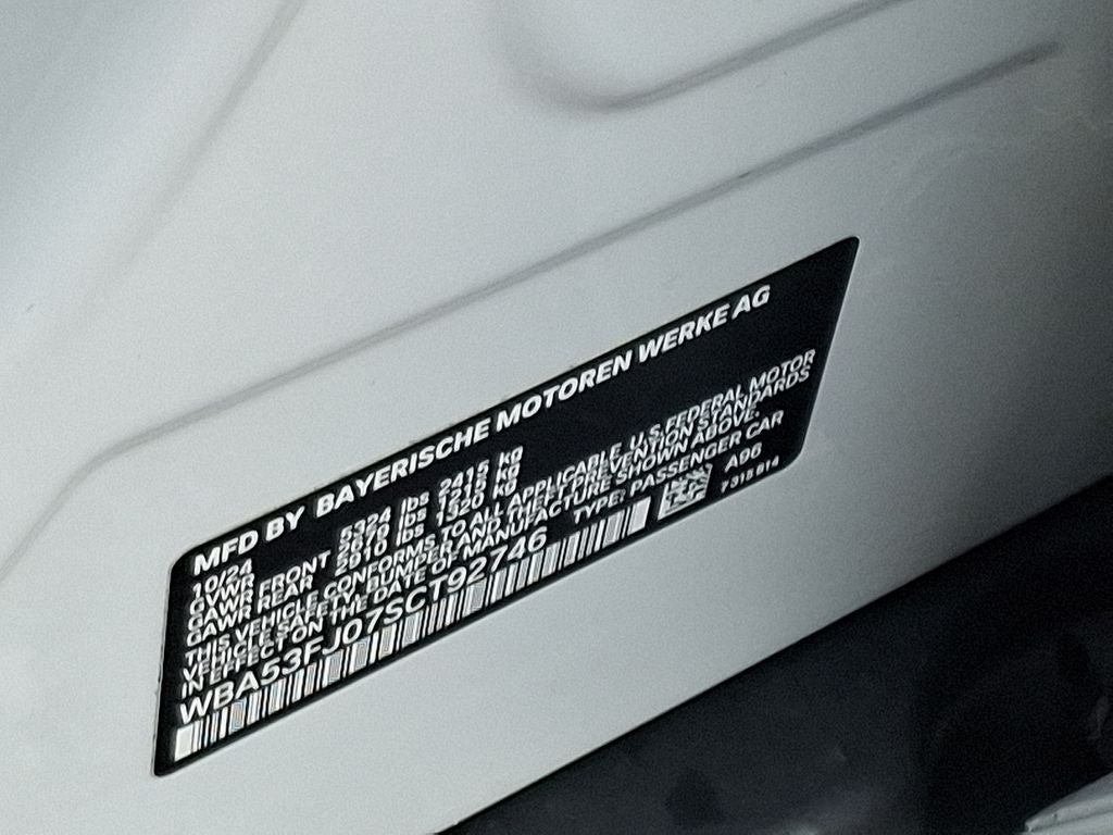 2025 BMW 5 Series 530i xDrive LANE DEPARTURE WARNING