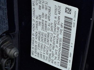 2018 Honda CR-V Touring BASE