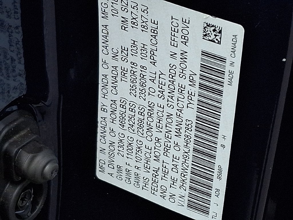 2018 Honda CR-V Touring BASE