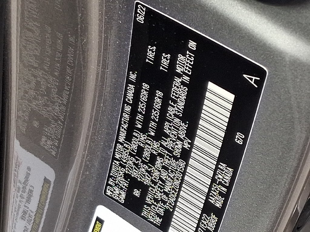 2022 Lexus NX 250 Base 250 Base COLD AREA PACKAGE