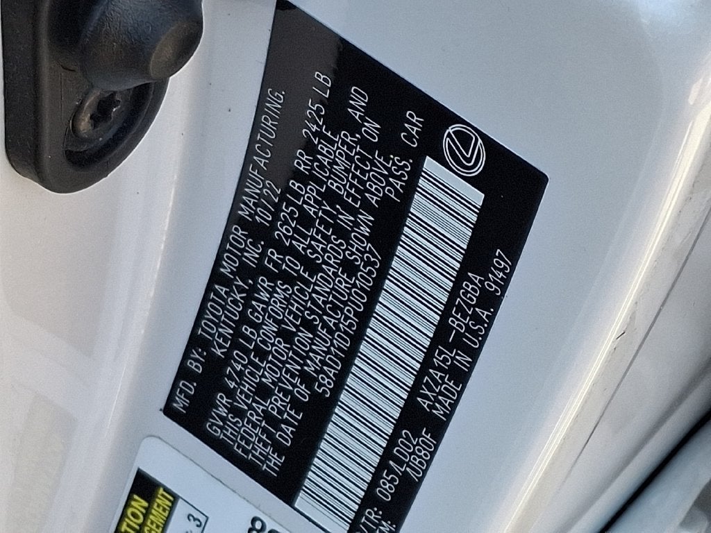 2023 Lexus ES 250 250 PREMIUM PACKAGE