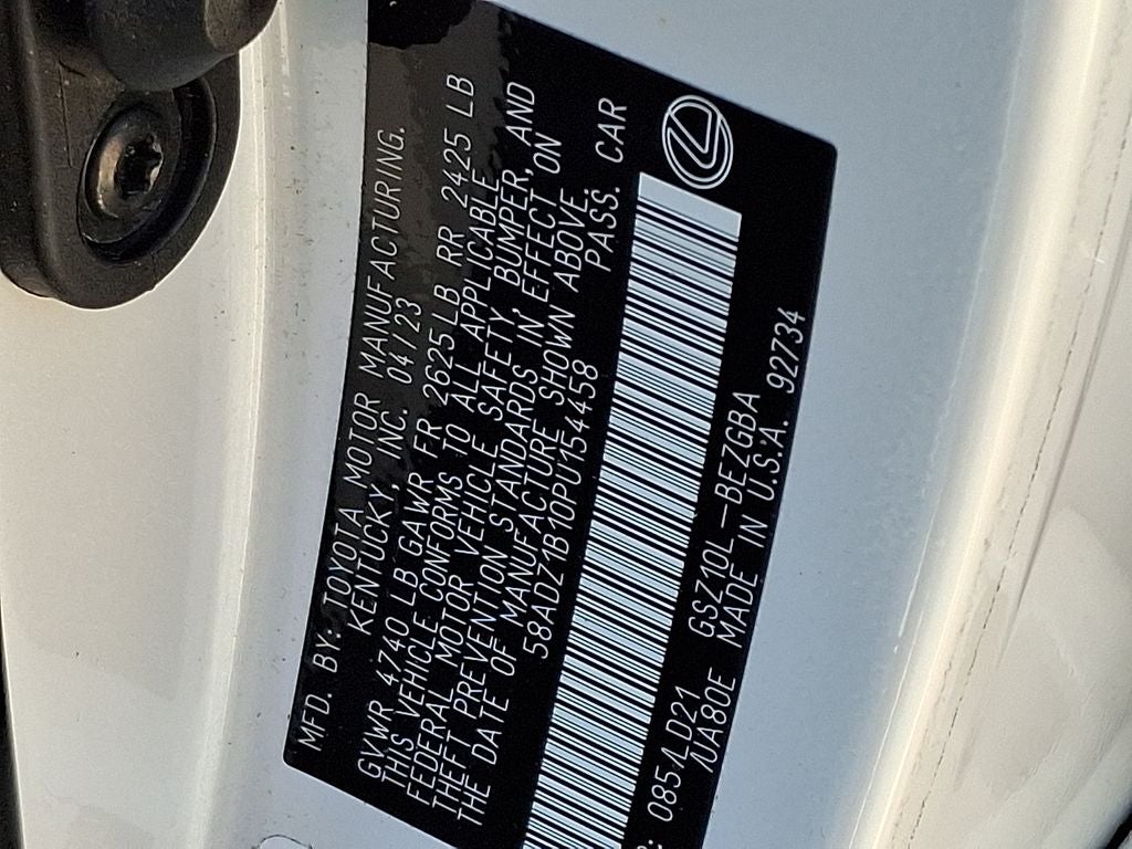 2023 Lexus ES 350 350