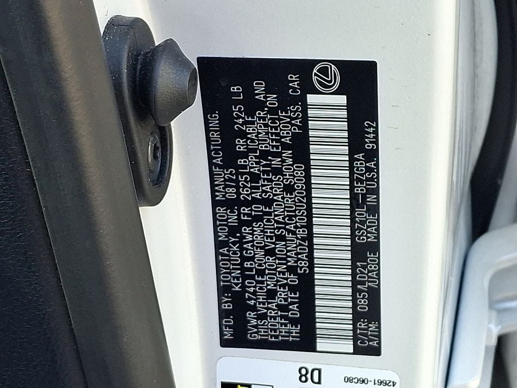 2025 Lexus ES 350 350