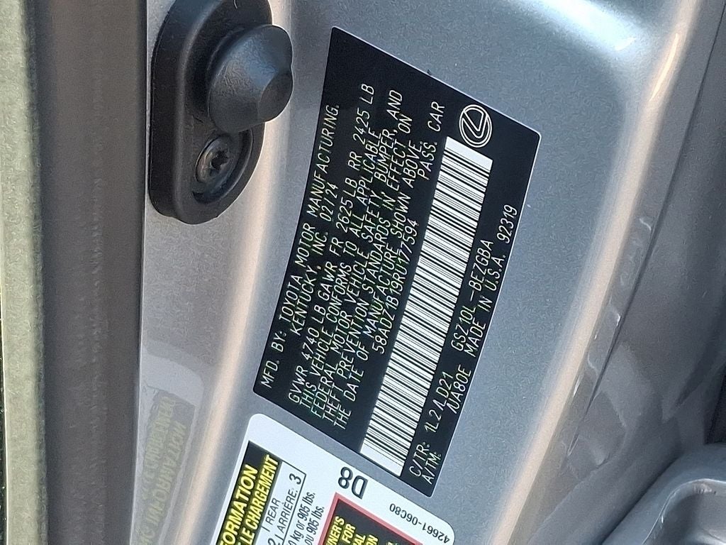 2024 Lexus ES 350 350