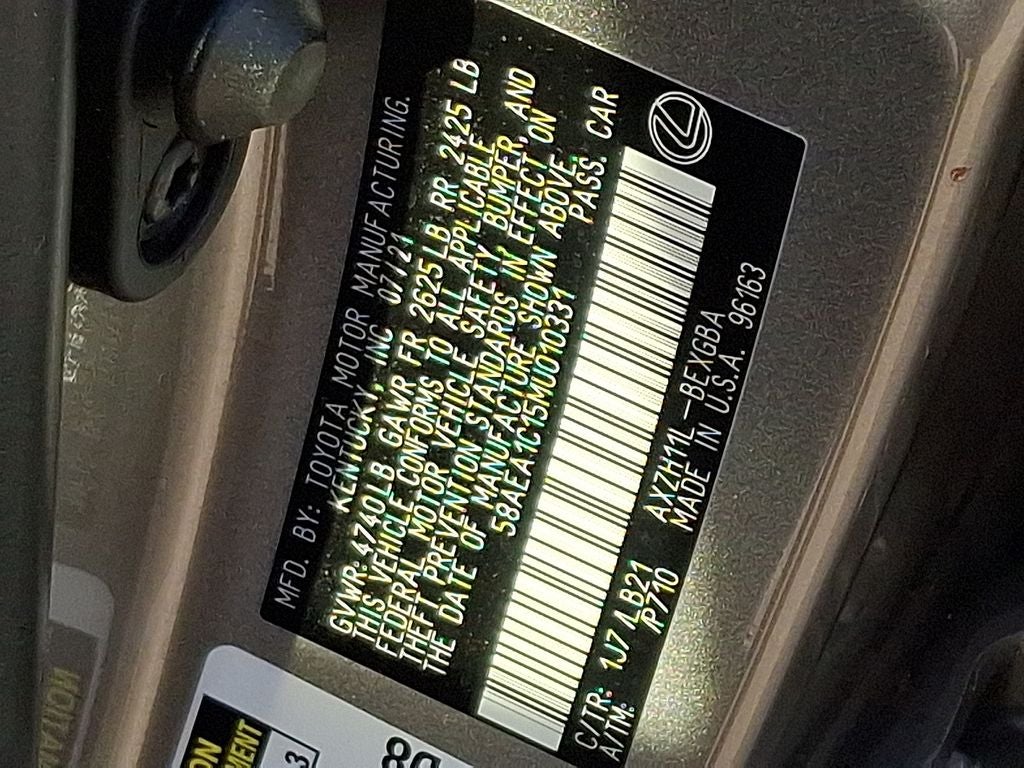 2021 Lexus ES 300h Luxury 300h Luxury