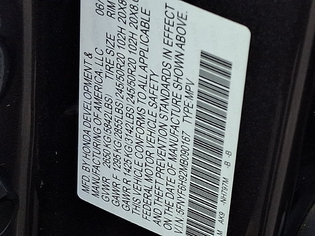 2021 Honda Pilot Touring