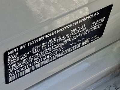 2026 BMW X5 M60i M SPORT PROFESSIONAL PACKAGE