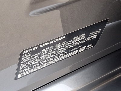 2022 BMW X6 M Base DRIVING AASISTANCE PRO PKG, M COMPETITION PACKAGE