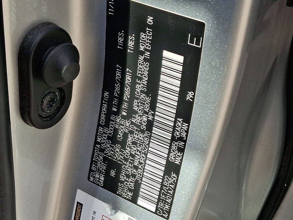 2015 Toyota 4Runner Limited