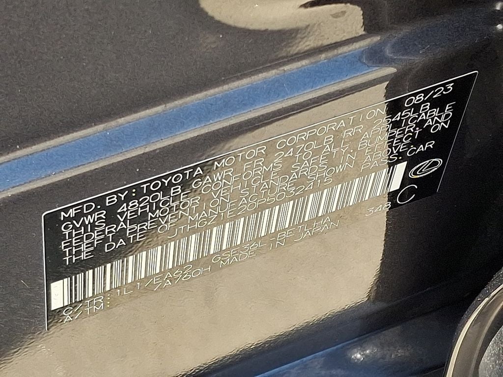 2023 Lexus IS 350 F SPORT 350 F SPORT MEMORY PACKAGE