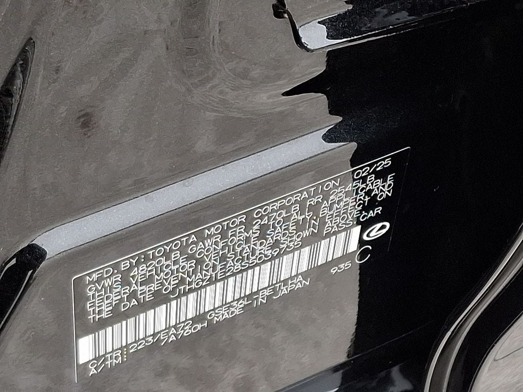 2025 Lexus IS 350 F SPORT 350 F SPORT