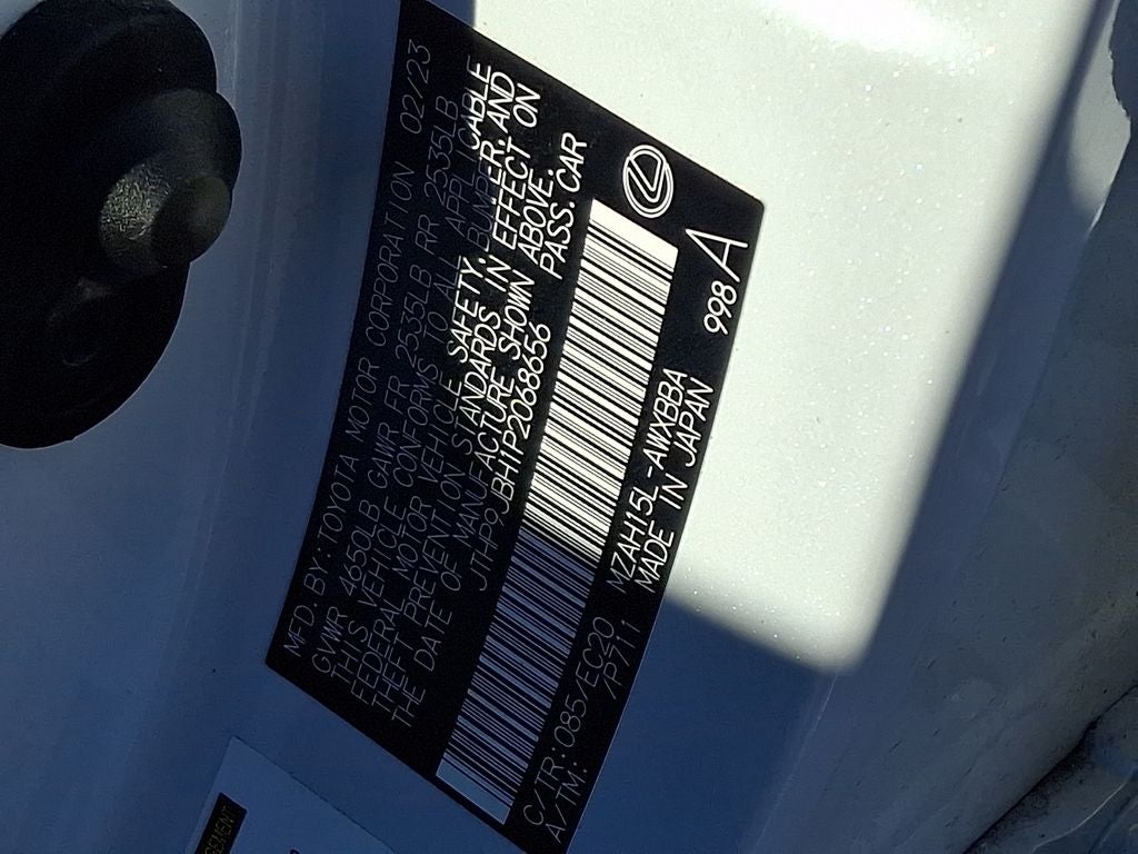 2023 Lexus UX 250h Premium 250h Premium PREMIUM PACKAGE, INTUITIVE PARKING ASSIST