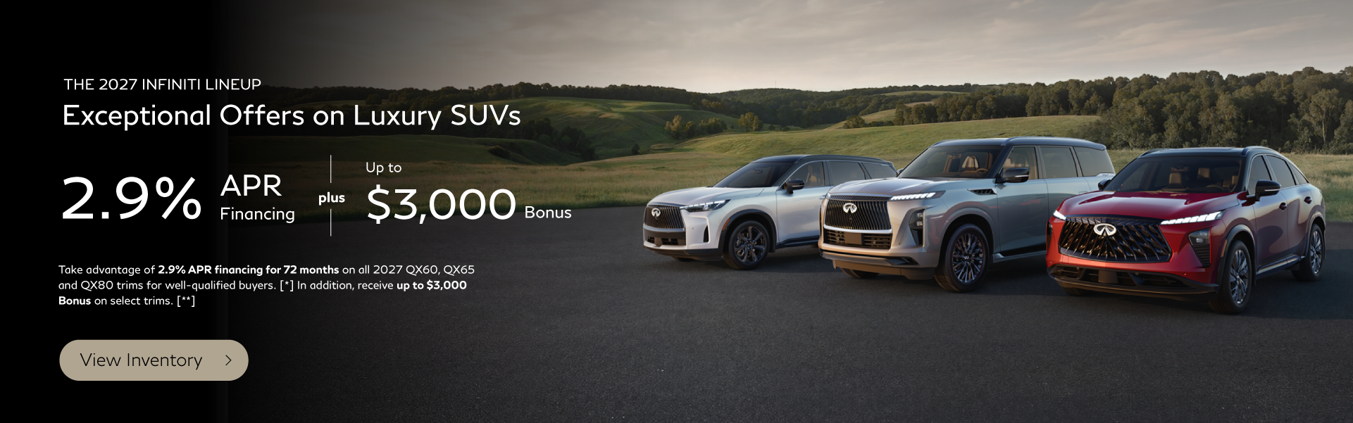 2027 Infiniti SUV's
