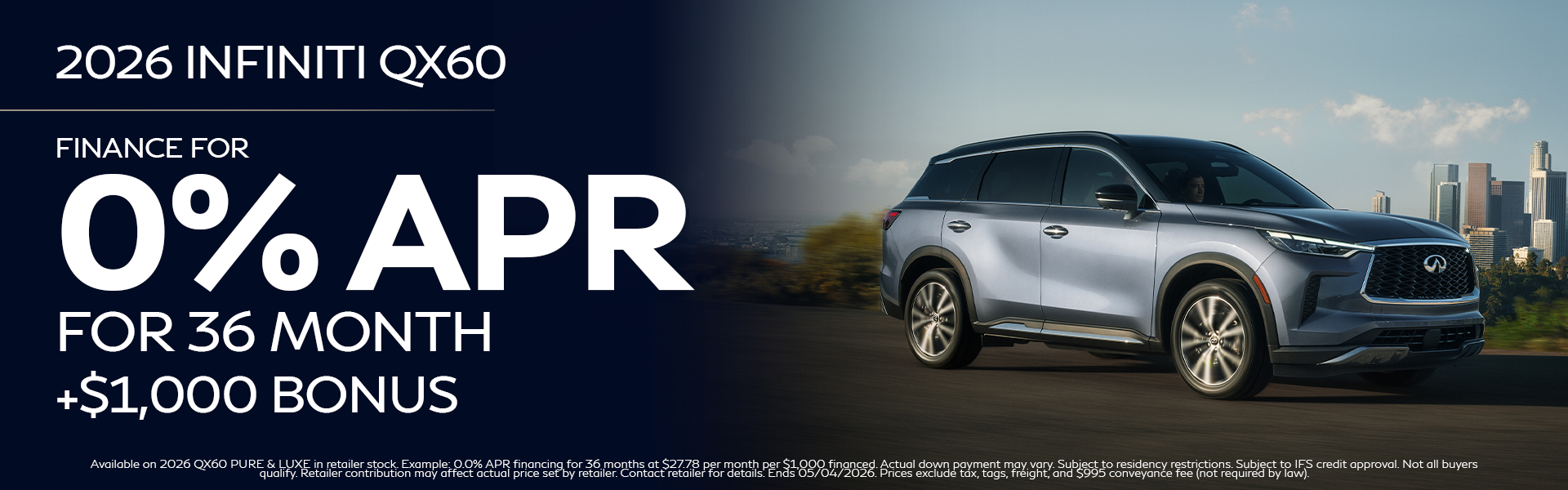 New 2026 QX60