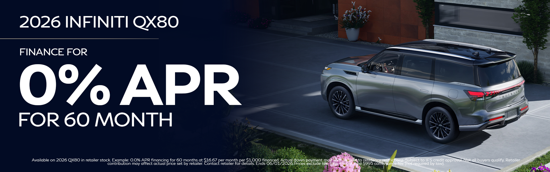 New 2026 QX80