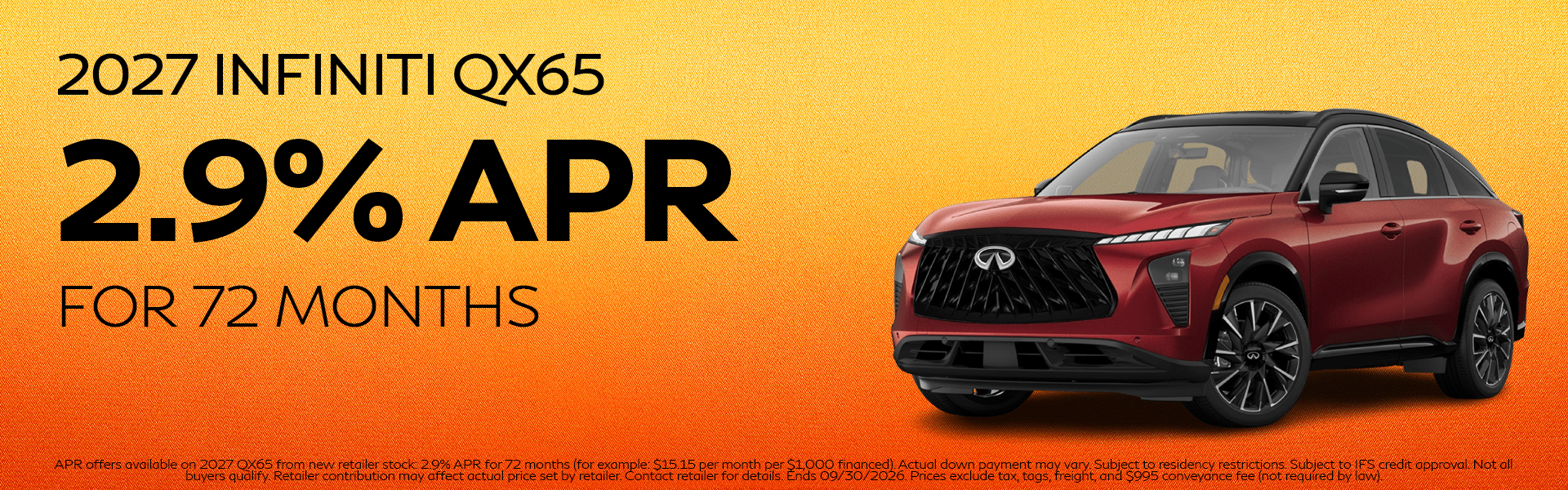 New 2026 QX65