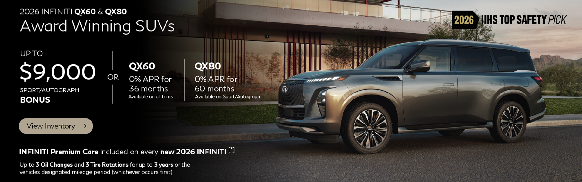 New 2026 QX60 & QX80