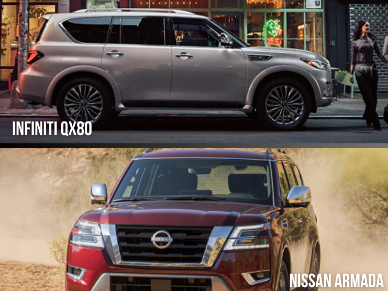 Exciting 2023 Nissan Armada Vs 2023 Infiniti Qx80 Gallery