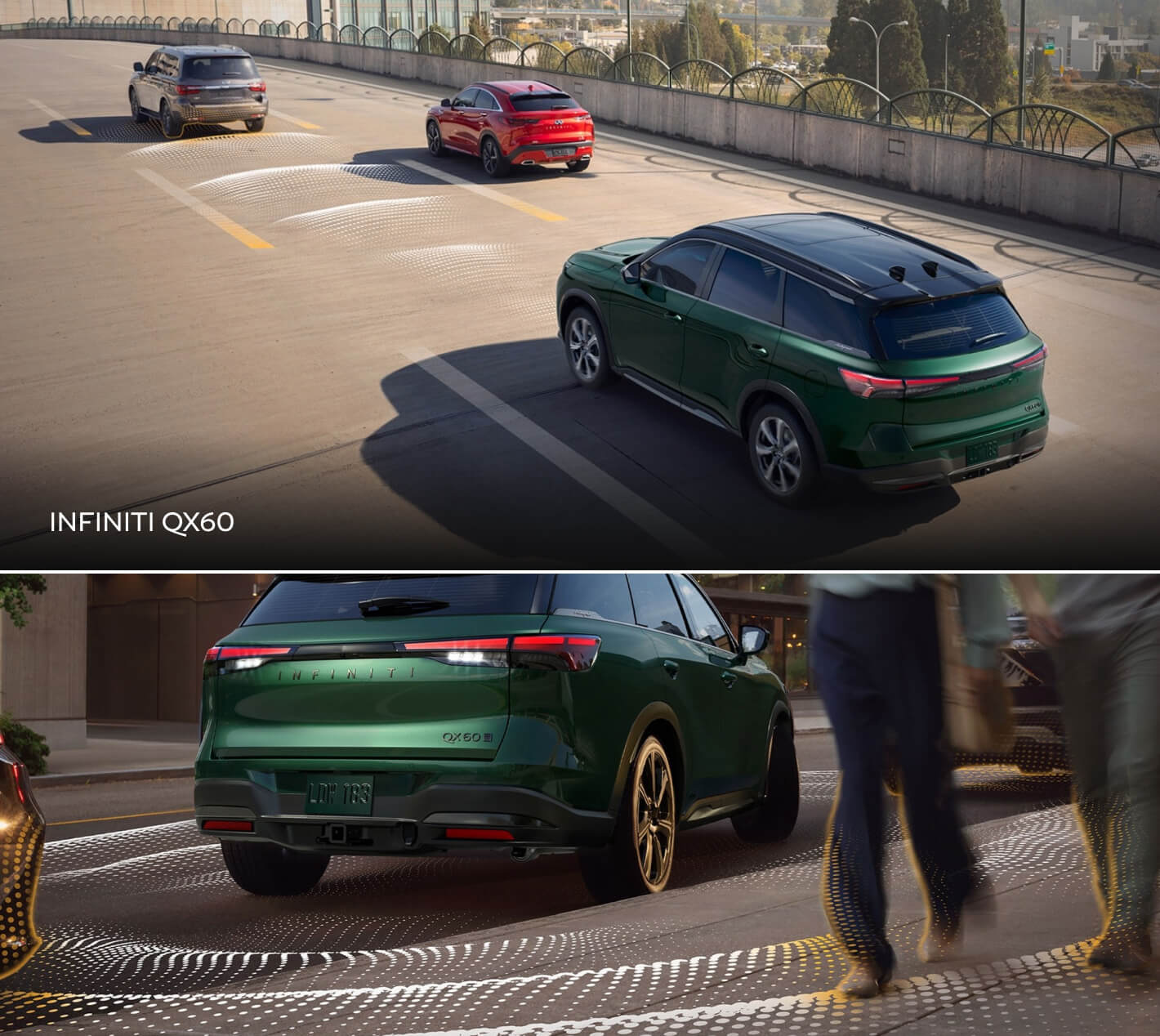 INFINITI QX60 vs. Acura MDX Safety Features