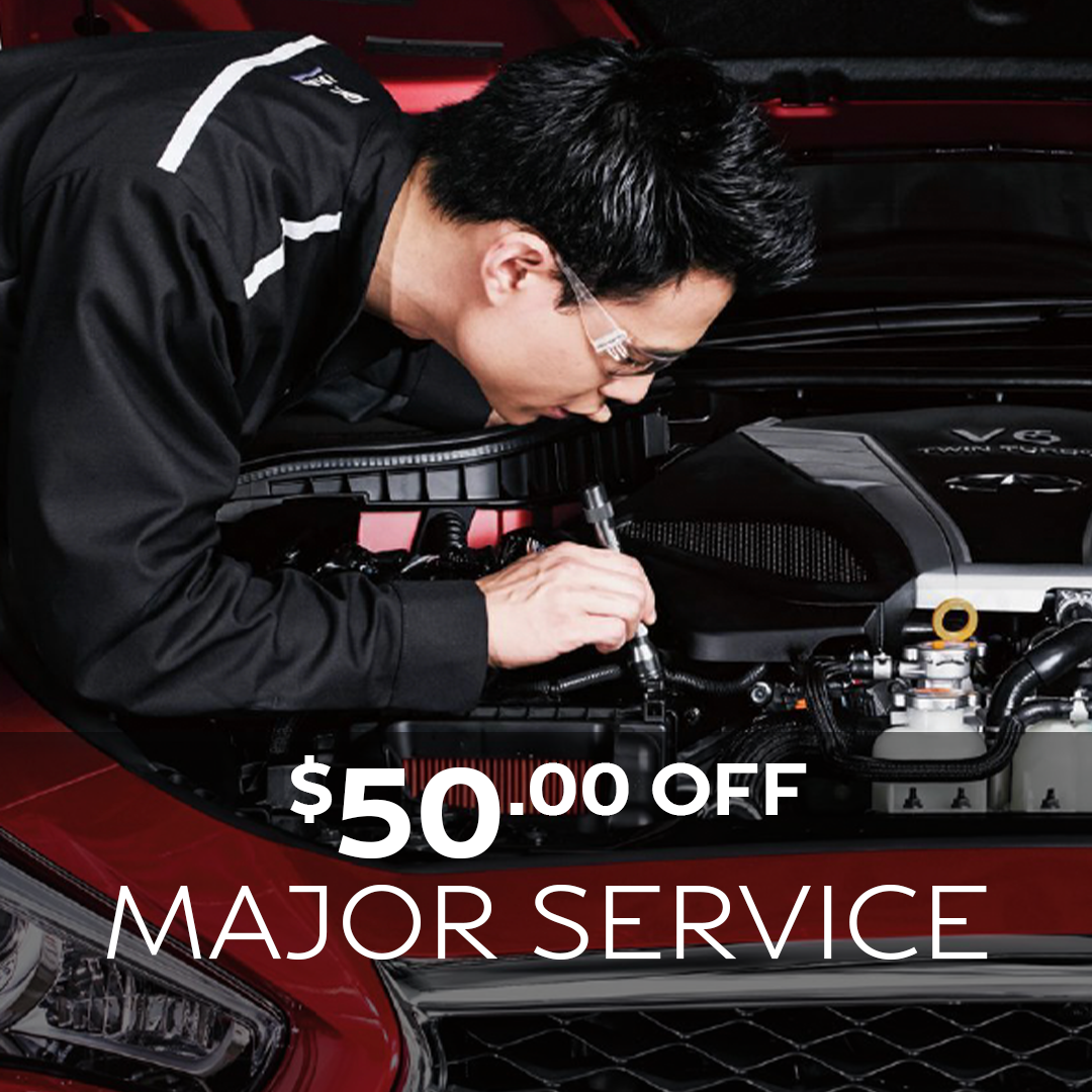 $50 OFF MAJOR SERVICE ANY MAJOR SERVICES AT 30K, 90K, OR 120K MILES